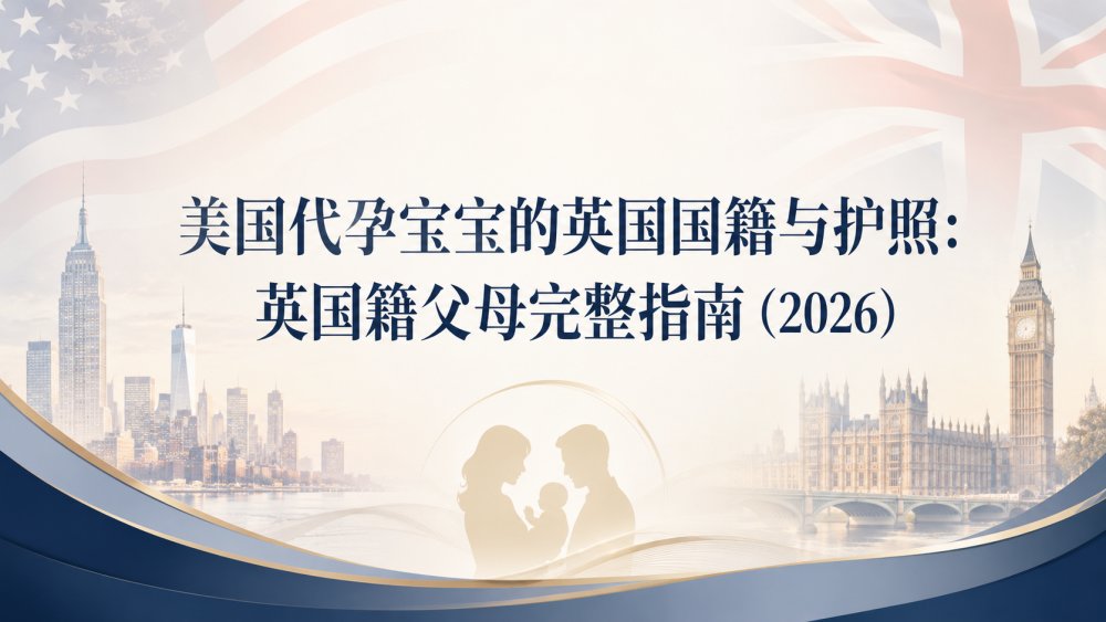 美国代孕宝宝的英国国籍与护照：英国籍父母完整指南（2026）