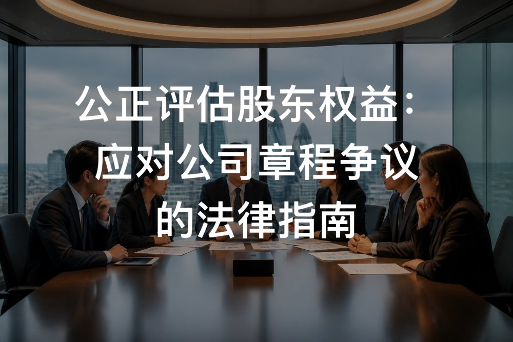 公正评估股东权益：应对公司章程争议的法律指南