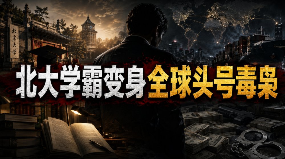 天呐，北大学霸变身全球头号毒枭！年赚1.5亿，被抓后直接地道逃脱...