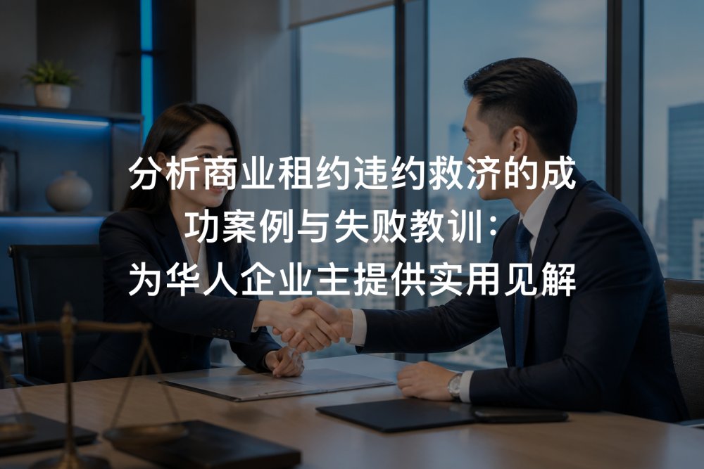 分析商业租约违约救济的成功案例与失败教训：为华人企业主提供实用见解
