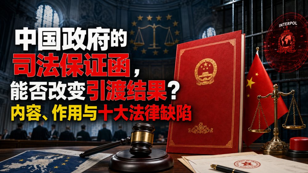 中国司法保证函能否促成引渡？内容、作用与十大缺陷解析