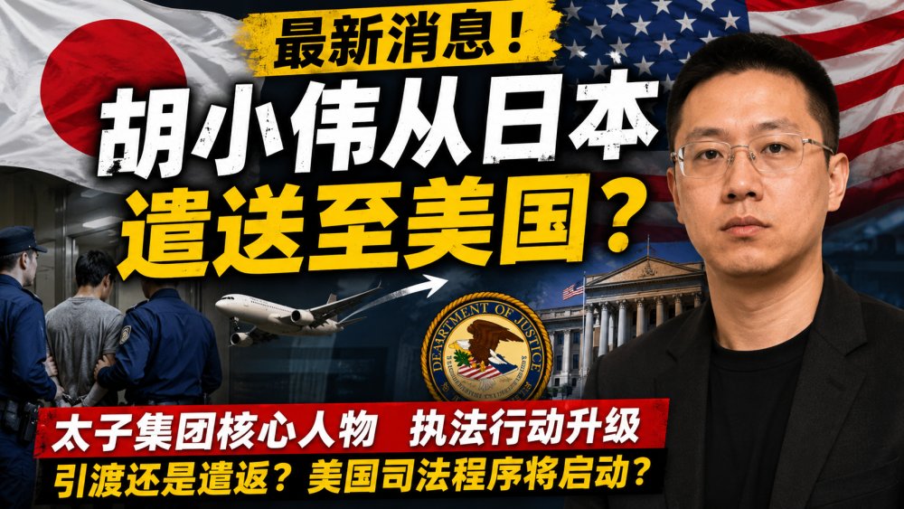胡小伟被引渡去了美国？日本送还太子集团核心人物背后的法律问题解析