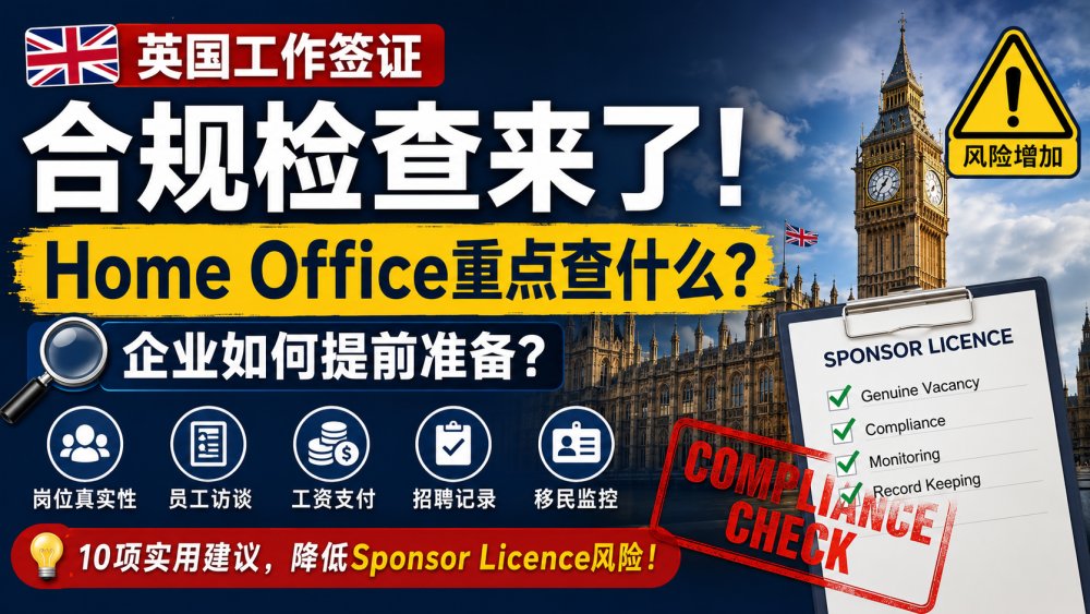 英国工作签证合规检查案例：Home Office重点查什么？企业如何提前准备？