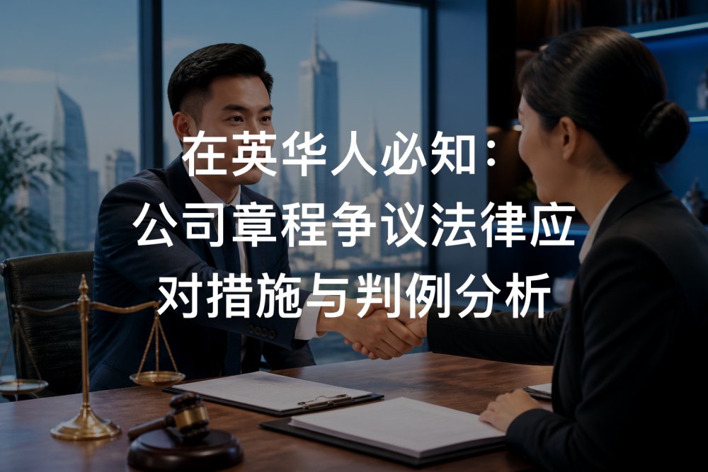 在英华人必知：公司章程争议法律应对措施与判例分析