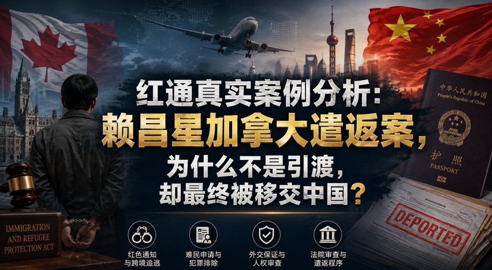 赖昌星加拿大遣返案：不是引渡，为何仍被移交中国？