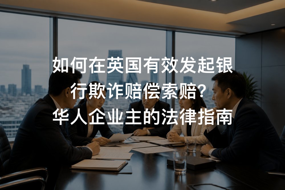 如何在英国有效发起银行欺诈赔偿索赔？华人企业主的法律指南