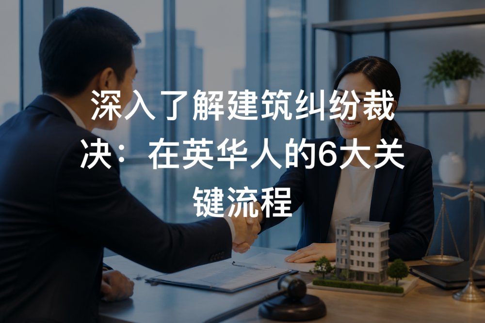 深入了解建筑纠纷裁决：在英华人的6大关键流程