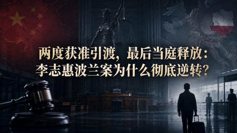 两度获准引渡，最后当庭释放：李志惠波兰案为什么彻底逆转？