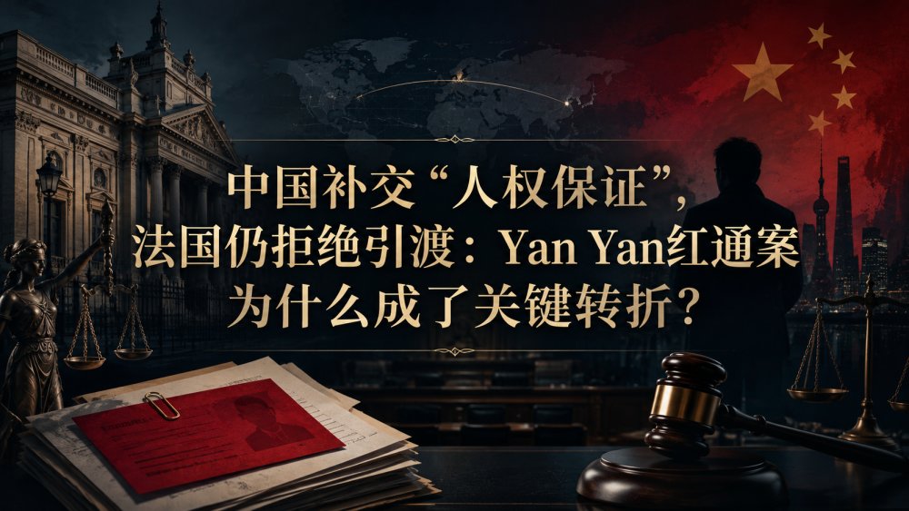 中国补交“人权保证”，法国仍拒绝引渡：Yan Yan红通案为什么成了关键转折？