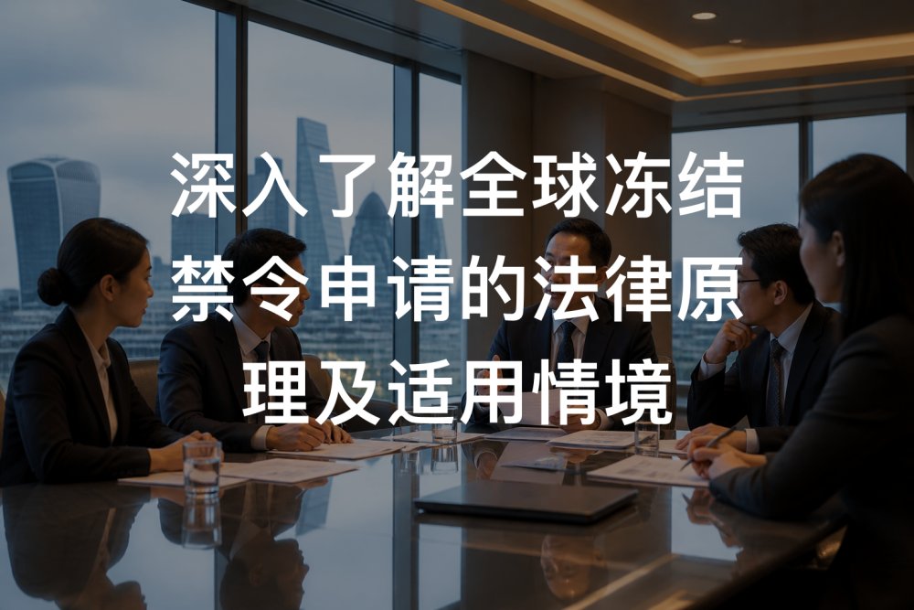 深入了解全球冻结禁令申请的法律原理及适用情境