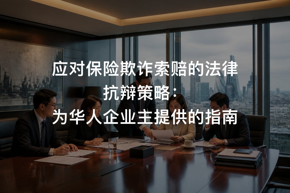 应对保险欺诈索赔的法律抗辩策略：为华人企业主提供的指南