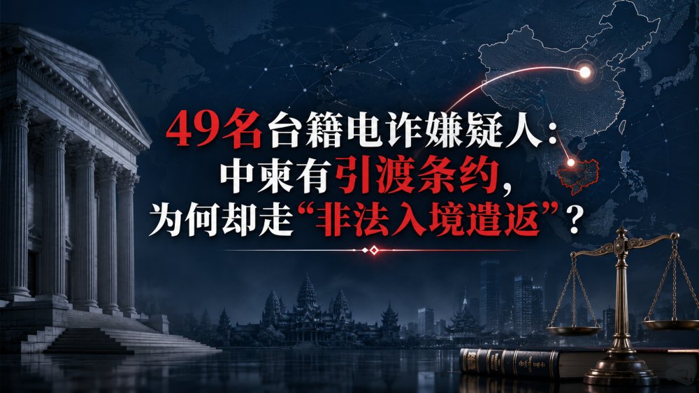 49名台籍电诈嫌疑人：中柬有引渡条约，为何却走“非法入境遣返”？