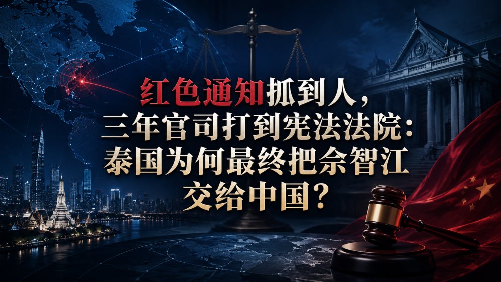 红色通知抓到人，三年官司打到宪法法院：泰国为何最终把佘智江交给中国？