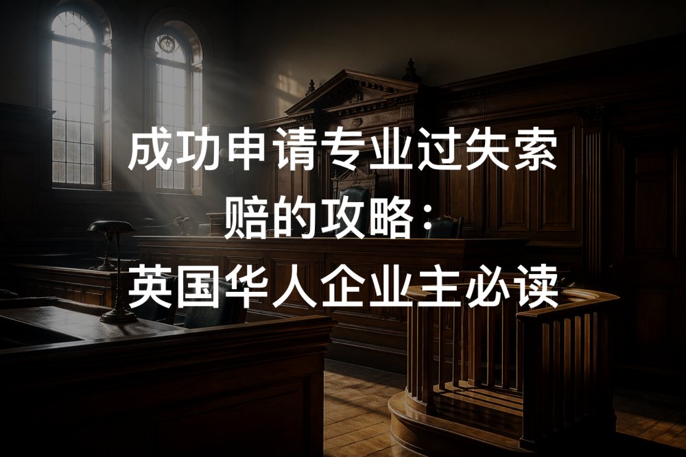 成功申请专业过失索赔的攻略：英国华人企业主必读