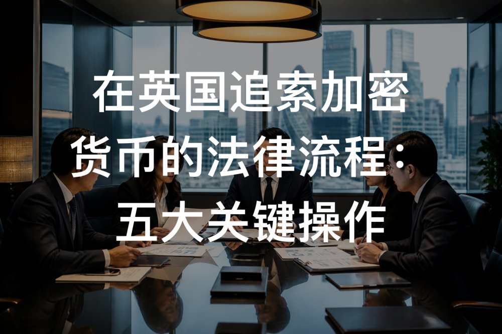 在英国追索加密货币的法律流程：五大关键操作