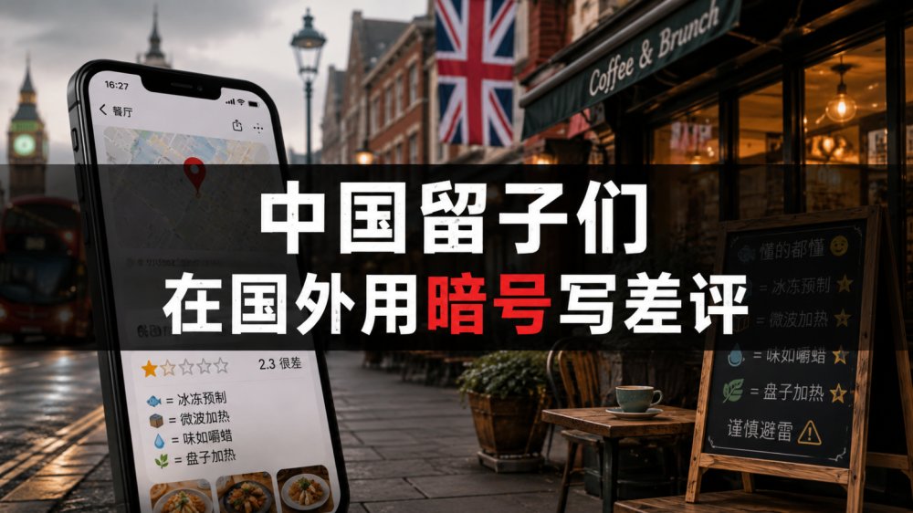 只有中国人能看懂！中国留子们在国外用暗号写差评，太有才看得我笑疯了...