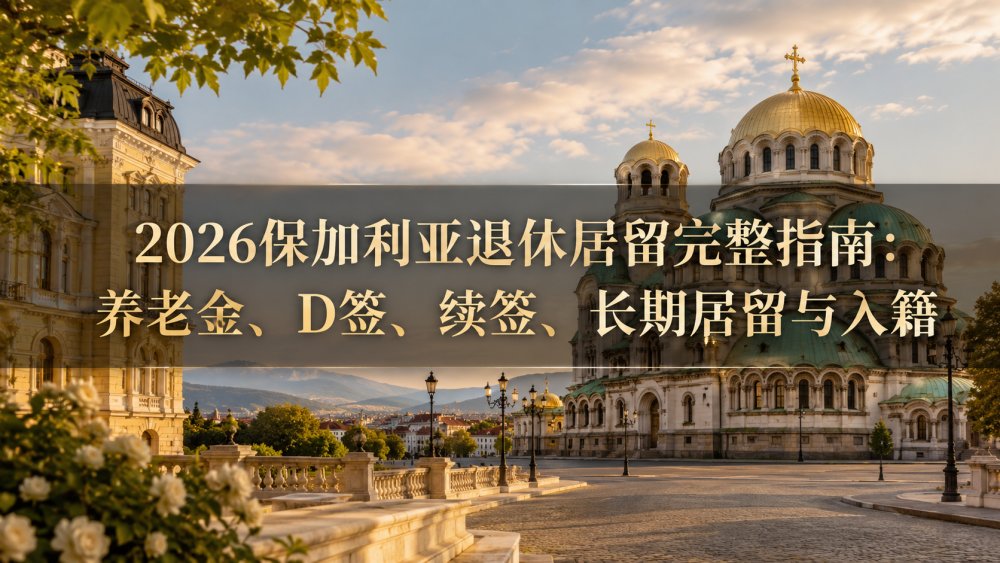 2026保加利亚退休居留完整指南：养老金、D签、续签、长期居留与入籍