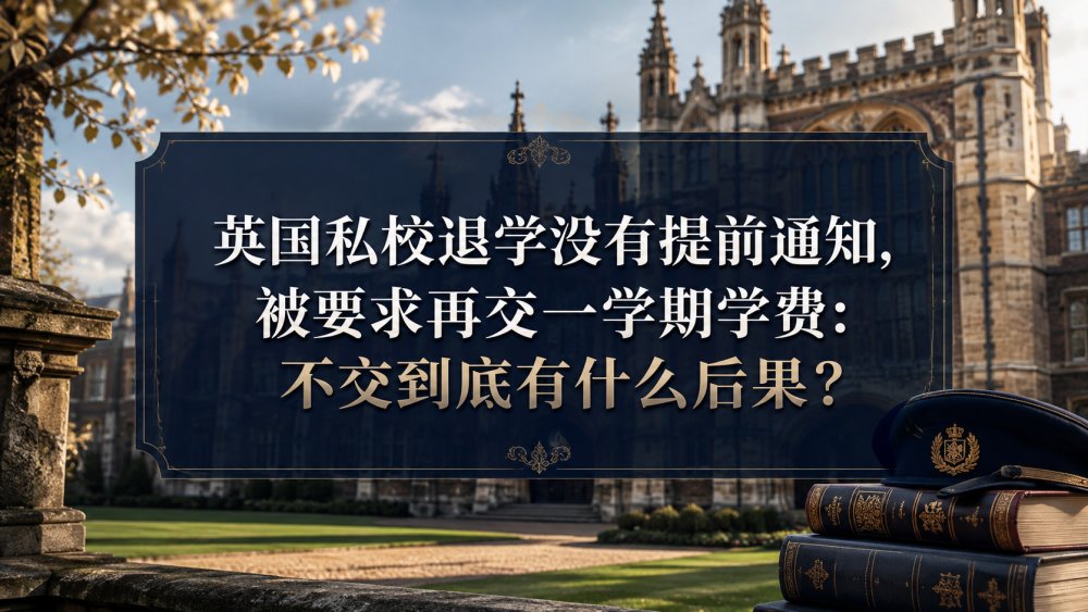英国私校退学没有提前通知，被要求再交一学期学费：不交到底有什么后果？
