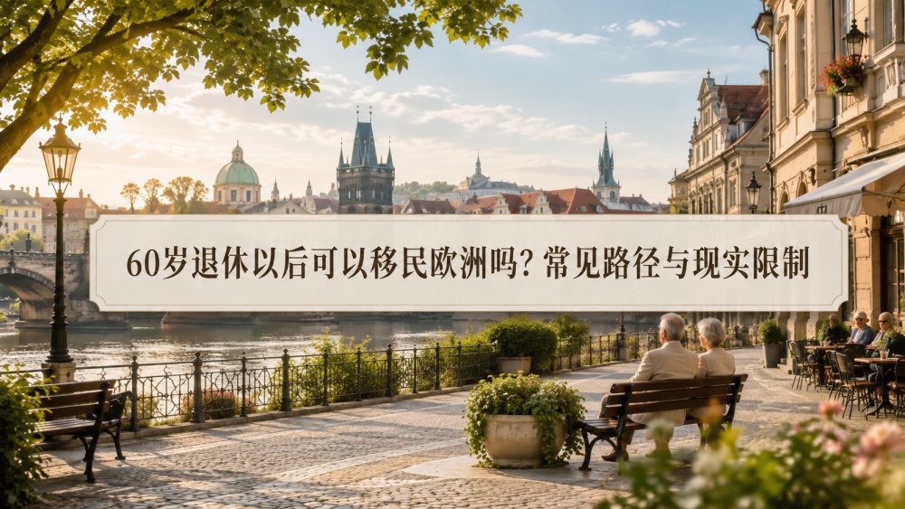 60岁退休以后可以移民欧洲吗？常见路径与现实限制