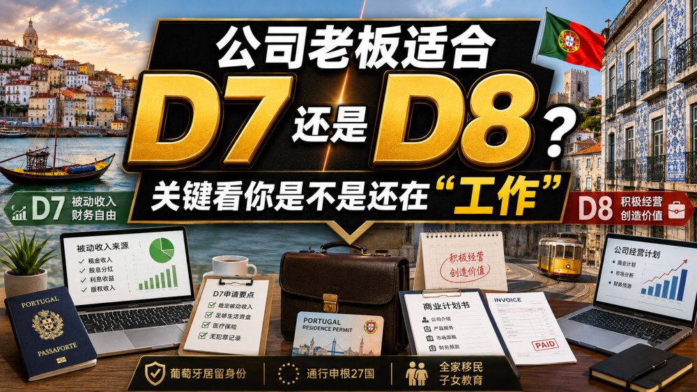 公司老板适合D7还是D8？关键看你是不是还在“工作”