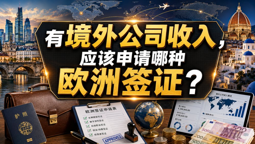 有境外公司收入，应该申请哪种欧洲签证？