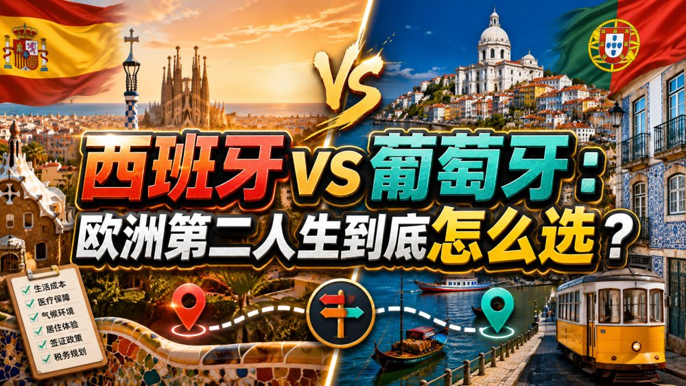 西班牙 vs 葡萄牙：欧洲第二人生到底怎么选？