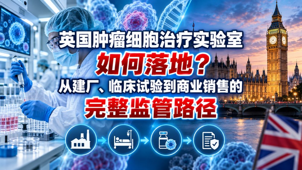 英国肿瘤细胞治疗实验室如何落地？从建厂、临床试验到商业销售的完整监管路径