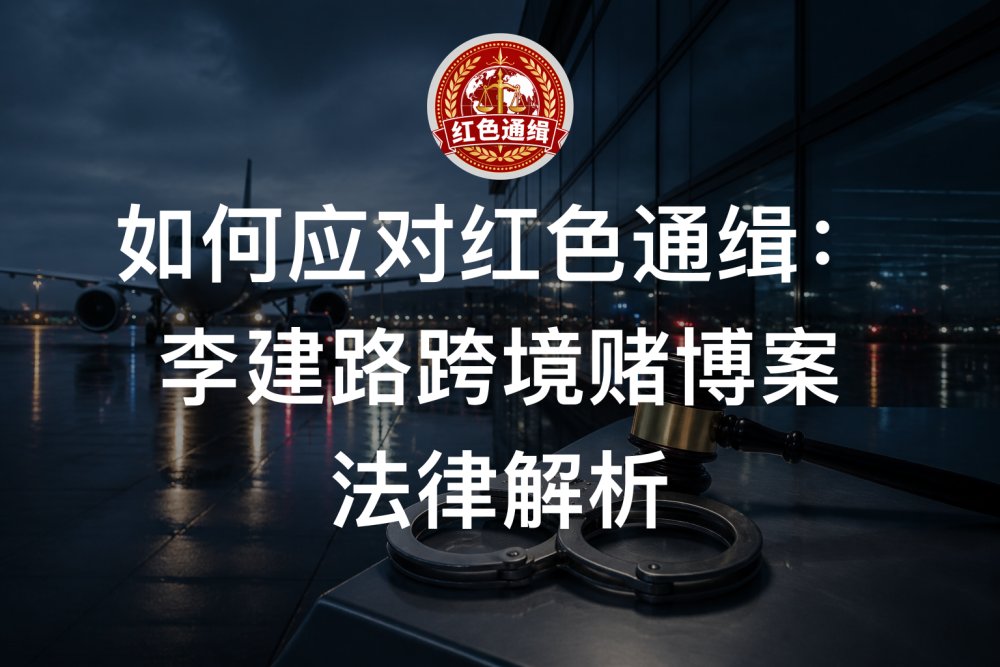 如何应对红色通缉：李建路跨境赌博案法律解析