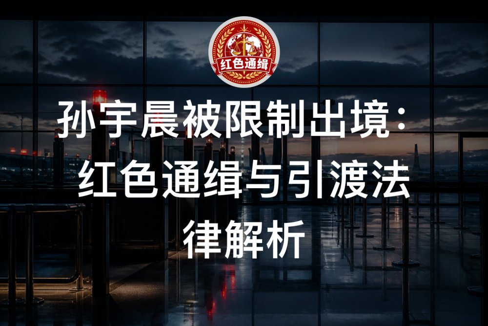 孙宇晨被限制出境：红色通缉与引渡法律解析
