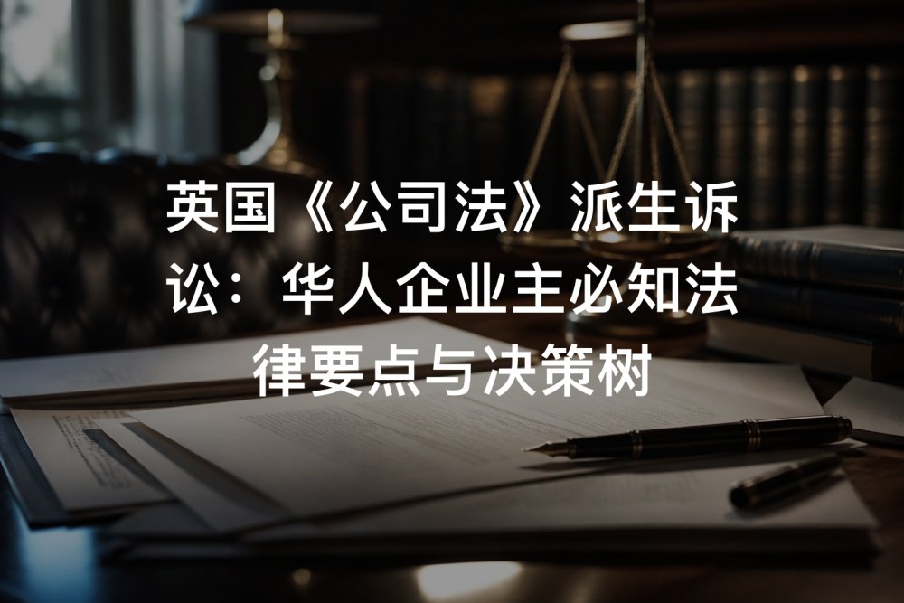 英国《公司法》派生诉讼：华人企业主必知法律要点与决策树