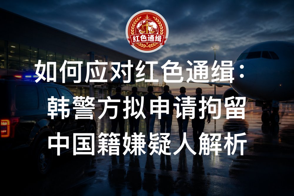 如何应对红色通缉：韩警方拟申请拘留中国籍嫌疑人解析