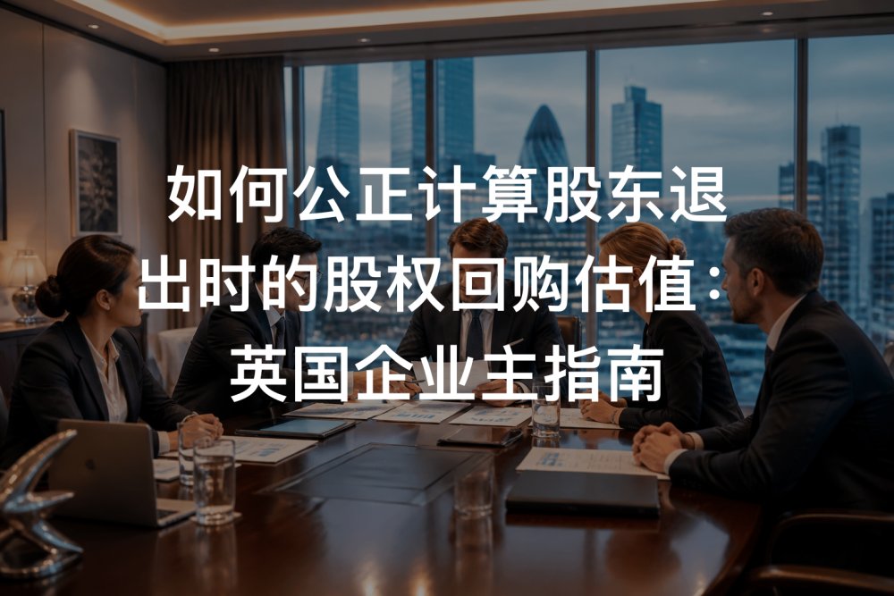 如何公正计算股东退出时的股权回购估值：英国企业主指南