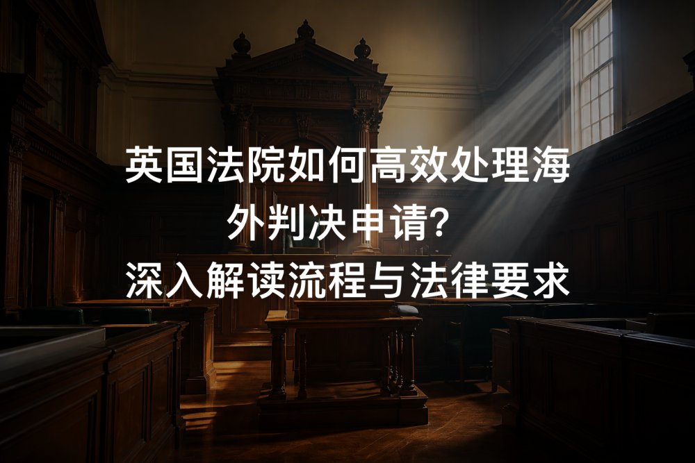 英国法院如何高效处理海外判决申请？深入解读流程与法律要求