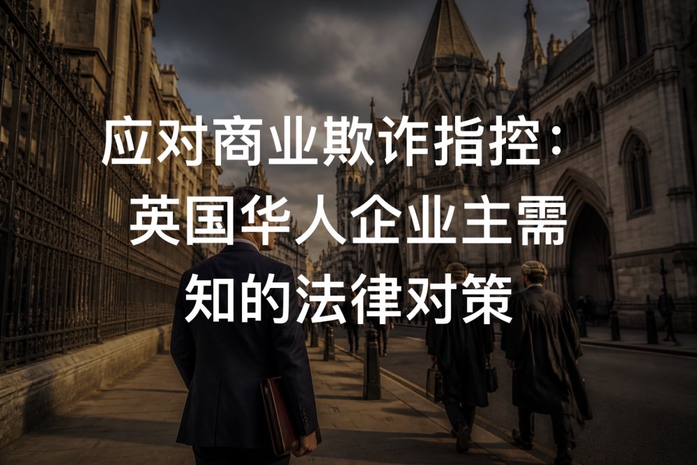 应对商业欺诈指控：英国华人企业主需知的法律对策