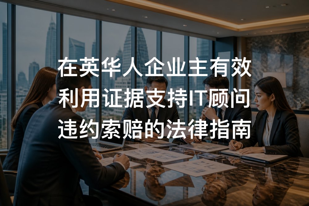 在英华人企业主有效利用证据支持IT顾问违约索赔的法律指南