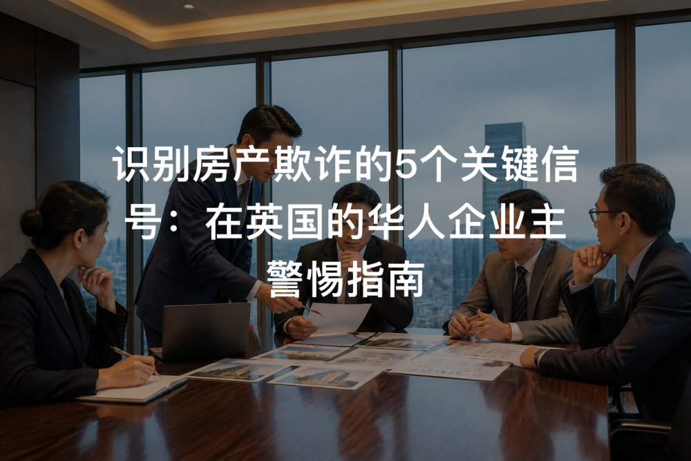 识别房产欺诈的5个关键信号：在英国的华人企业主警惕指南