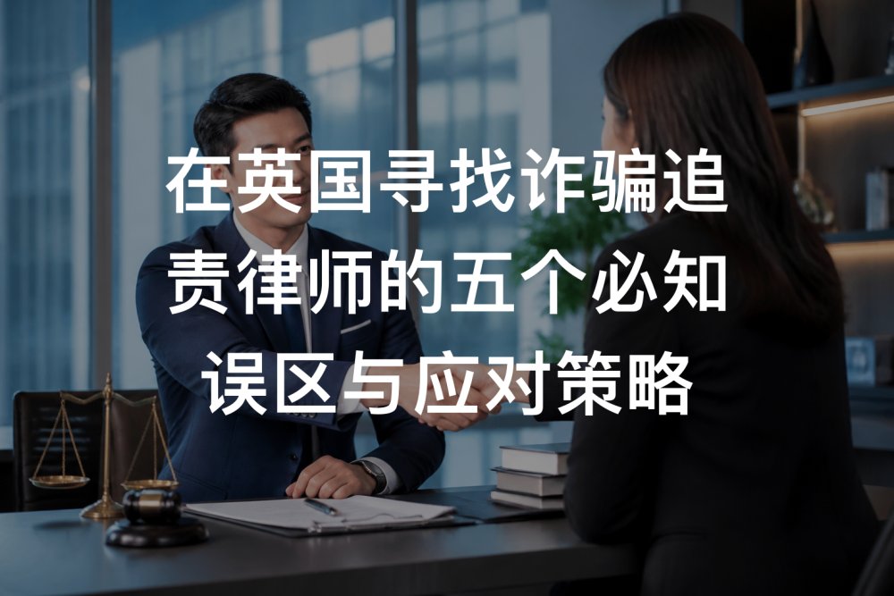 在英国寻找诈骗追责律师的五个必知误区与应对策略