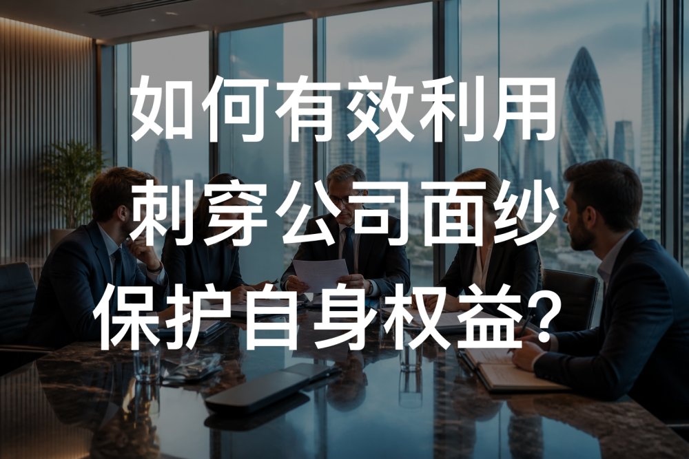 如何有效利用刺穿公司面纱保护自身权益？