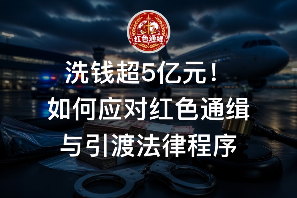 洗钱超5亿元！如何应对红色通缉与引渡法律程序