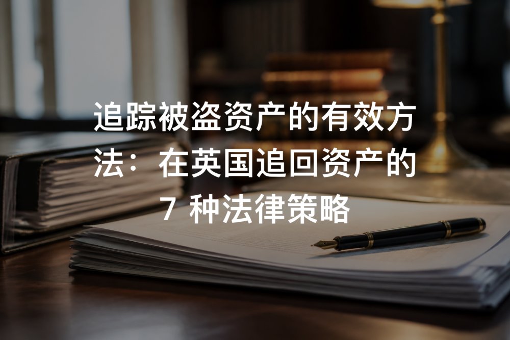 追踪被盗资产的有效方法：在英国追回资产的 7 种法律策略