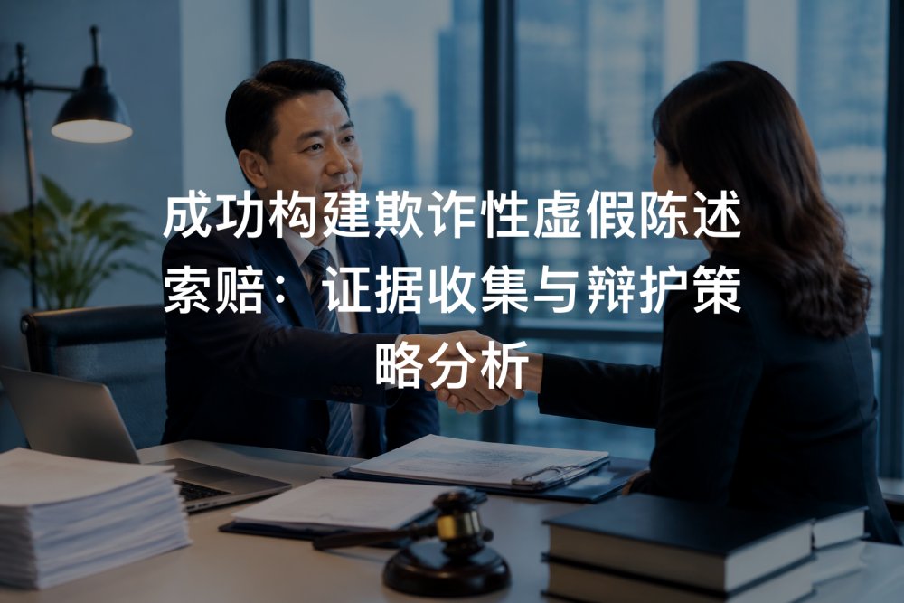 成功构建欺诈性虚假陈述索赔：证据收集与辩护策略分析