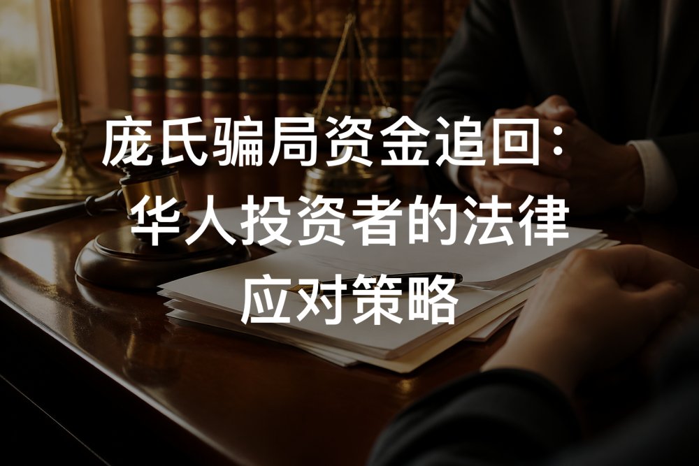 庞氏骗局资金追回：华人投资者的法律应对策略