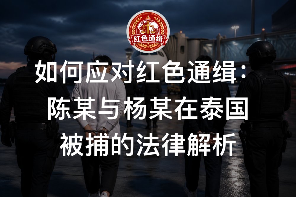 如何应对红色通缉：陈某与杨某在泰国被捕的法律解析