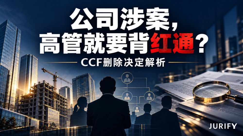 公司涉嫌违法，董事是否当然可以被发红通？从一份CCF删除决定看个人参与证据