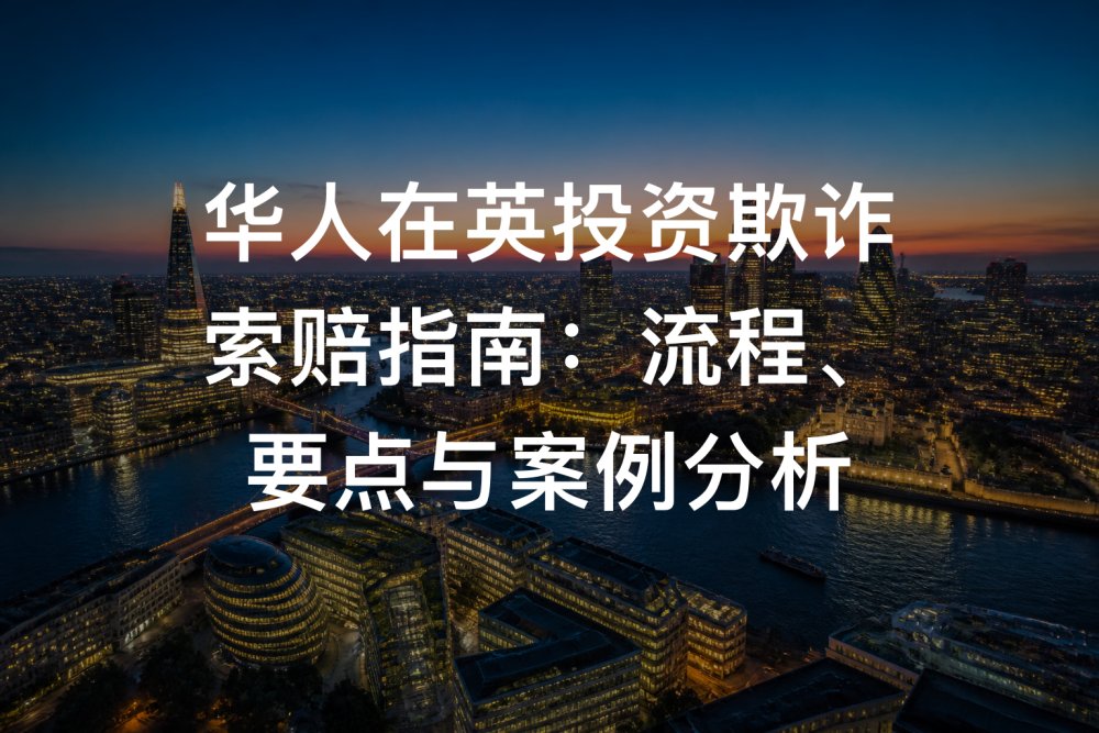 华人在英投资欺诈索赔指南：流程、要点与案例分析