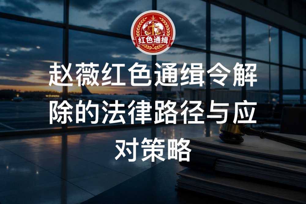 赵薇红色通缉令解除的法律路径与应对策略
