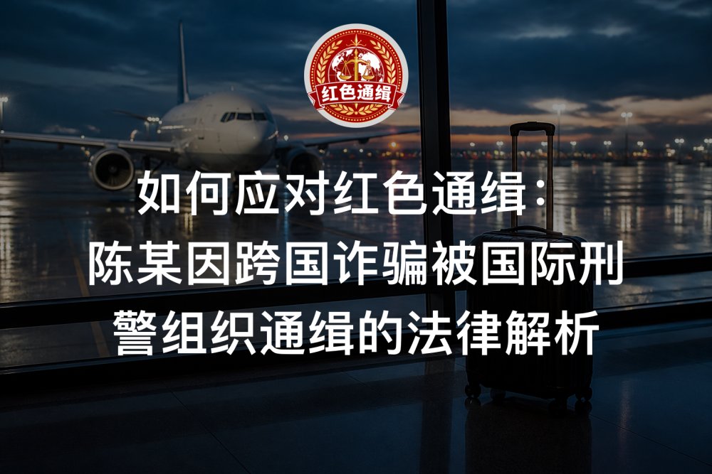 如何应对红色通缉：陈某因跨国诈骗被国际刑警组织通缉的法律解析