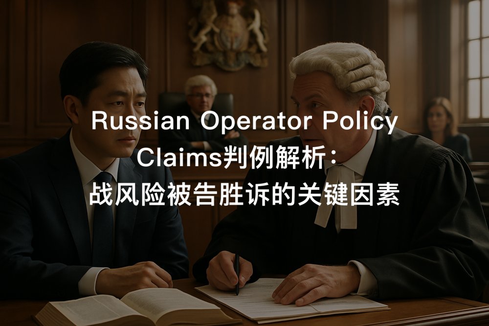 Russian Operator Policy Claims判例解析：战风险被告胜诉的关键因素