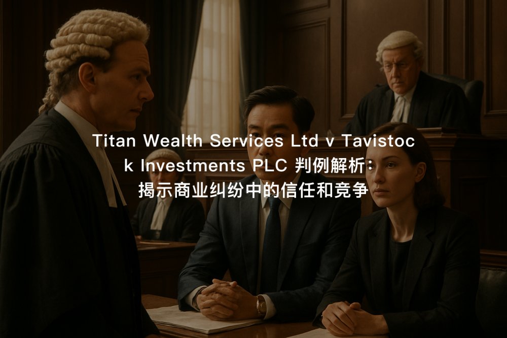 Titan Wealth Services Ltd v Tavistock Investments PLC 判例解析：揭示商业纠纷中的信任和竞争