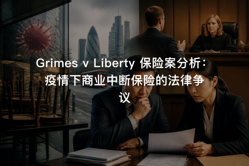 Grimes v Liberty 保险案分析：疫情下商业中断保险的法律争议